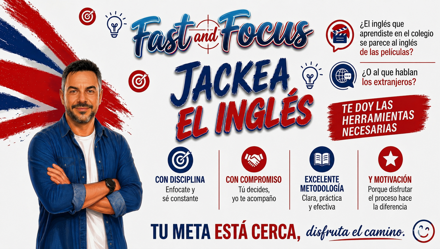 Banner Jackea el inglés